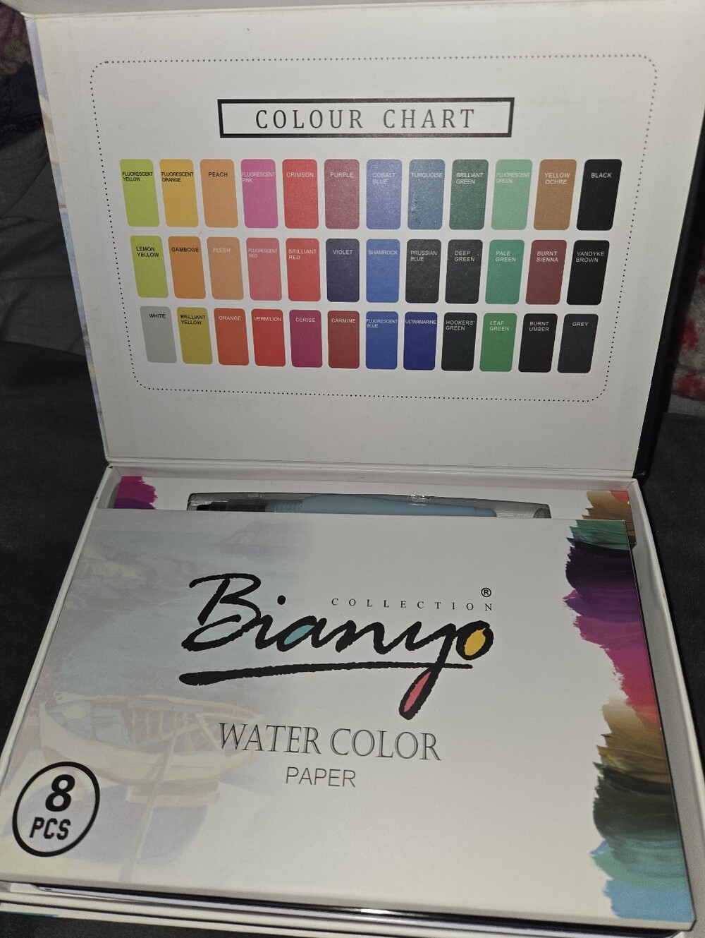 BIANYO Watercolor Paints 36 Vibrant Colors Watercolor With Pad